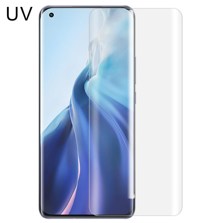 For Xiaomi Mi 11 UV Liquid Curved Full Glue Tempered Glass Film -  by PMC TechLife | Online Shopping South Africa | PMC TechLife
