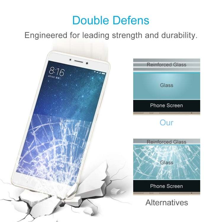 100 PCS for  Xiaomi Mi Max 2 0.3mm 9H Surface Hardness 2.5D Explosion-proof Non-full Screen Tempered Glass Screen Film -  by PMC TechLife | Online Shopping South Africa | PMC TechLife