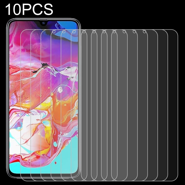 10 PCS 0.26mm 9H 2.5D Tempered Glass Film for Galaxy A70 - free shipping - PMC TechLife - Order now!
