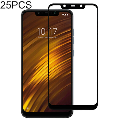 25 PCS Full Glue Full Cover Screen Protector Tempered Glass film for Xiaomi Pocophone F1 -  by PMC Jewellery | Online Shopping South Africa | PMC Jewellery