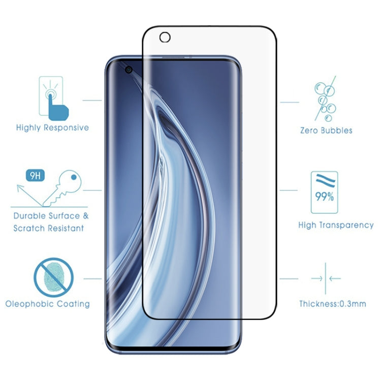 25 PCS For Xiaomi Mi 10 Pro 5G 9H HD 3D Curved Edge Tempered Glass Film (Black) -  by PMC TechLife | Online Shopping South Africa | PMC TechLife