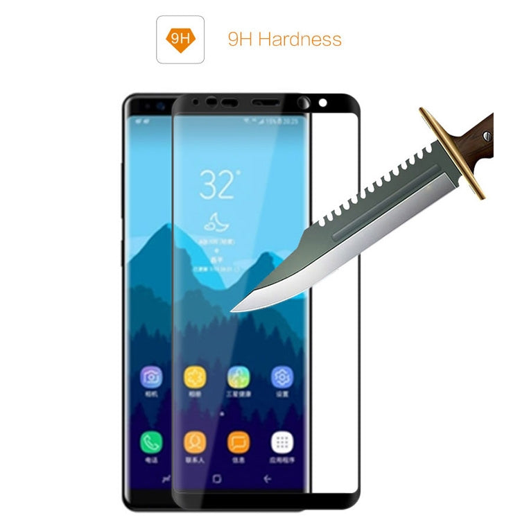 mocolo Full Glue 0.33mm 9H 3D Round Edge Tempered Glass Film for Galaxy Note8 (Black) - Galaxy Tempered Glass by mocolo | Online Shopping South Africa | PMC TechLife | Buy Now Pay Later Mobicred