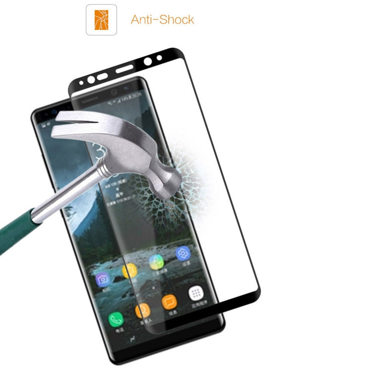 mocolo Full Glue 0.33mm 9H 3D Round Edge Tempered Glass Film for Galaxy Note8 (Black) - Galaxy Tempered Glass by mocolo | Online Shopping South Africa | PMC TechLife | Buy Now Pay Later Mobicred