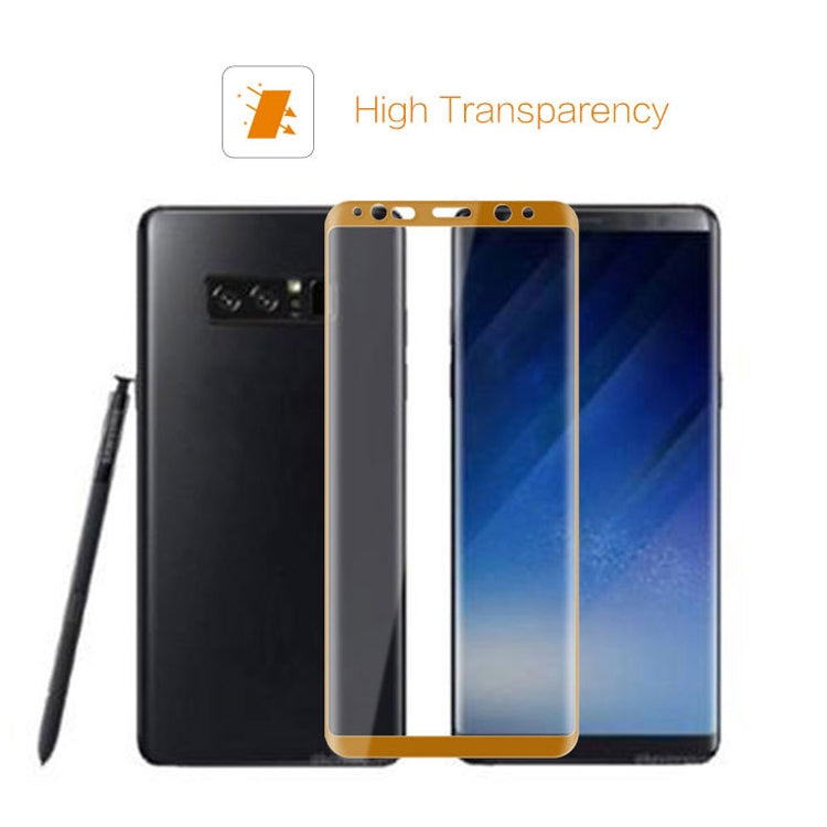 mocolo Full Glue 0.33mm 9H 3D Round Edge Tempered Glass Film for Galaxy Note8 (Black) - Galaxy Tempered Glass by mocolo | Online Shopping South Africa | PMC TechLife | Buy Now Pay Later Mobicred