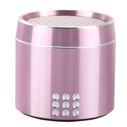 PTH-02 Portable True Wireless Stereo Mini Bluetooth Speaker with LED Indicator & Sling(Pink) - Mini Speaker by PMC Jewellery | Online Shopping South Africa | PMC Jewellery