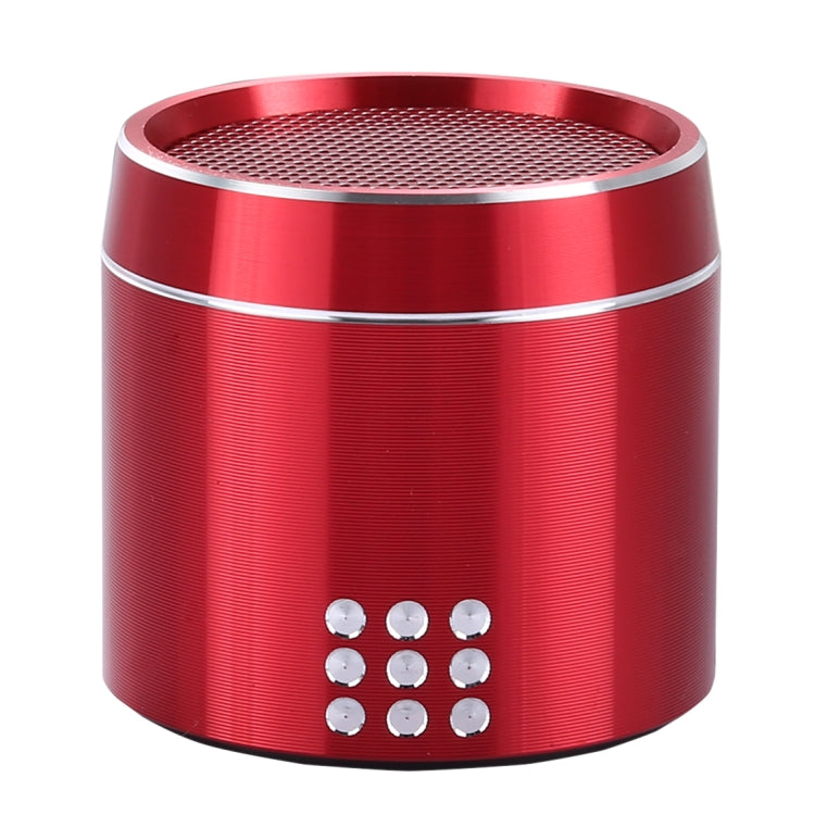 PTH-02 Portable True Wireless Stereo Mini Bluetooth Speaker with LED Indicator & Sling(Red) - Mini Speaker by PMC Jewellery | Online Shopping South Africa | PMC Jewellery