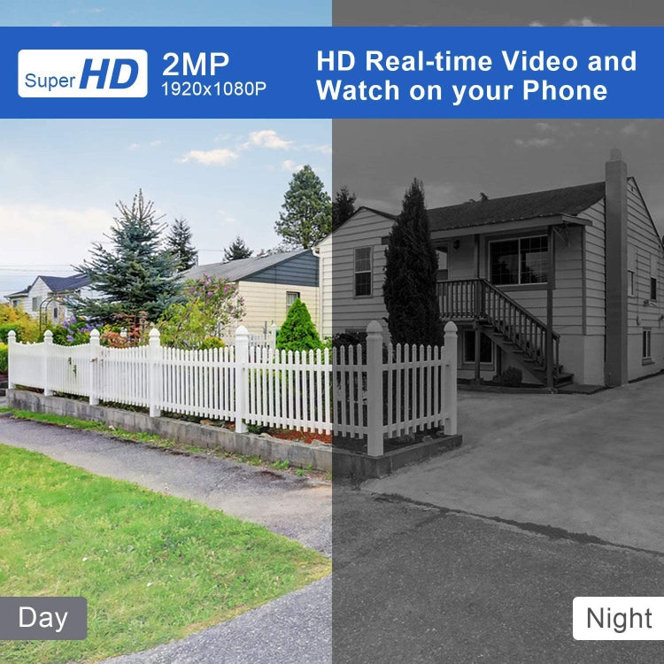 Tuya QX45 1080P Full HD IP65 Waterproof 2.4G Wireless IP Camera, Support Amazon Alexa & Google Home & Motion Detection & Two-way Audio & Night Vision & TF Card, UK Plug - free shipping - PMC TechLife - Order now!