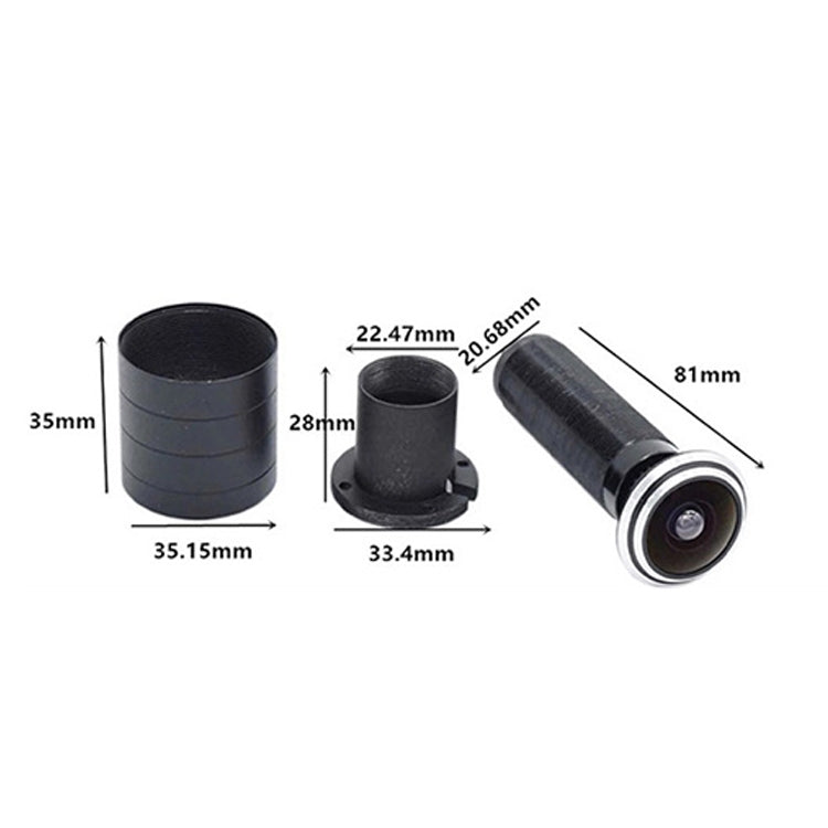 SDTX-9 1.8mm Focal Length Smart Home WiFi Remote HD Electronic Cat Eye Camera(Black) - free shipping - PMC TechLife - Order now!