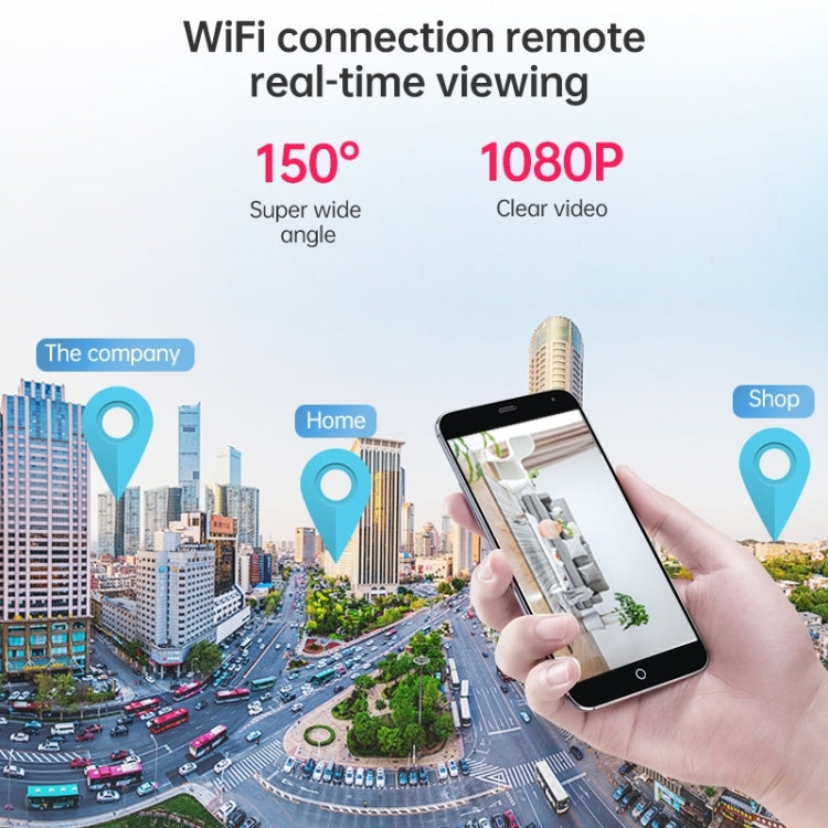 A9 1080P Wifi Wireless Network Camera Wide-angle Recorder(Black) - free shipping - PMC TechLife - Order now!