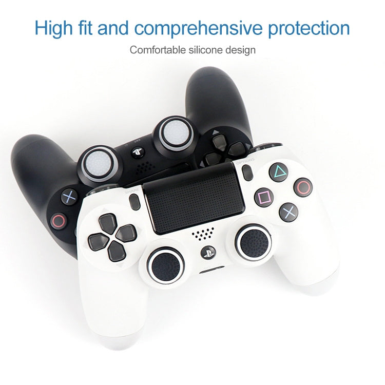 20 PCS Luminous Silicone Protective Cover for PS4 / PS3 / PS2 / XBOX360 / XBOXONE / WIIU Gamepad Joystick(Black) - Cases by PMC Jewellery | Online Shopping South Africa | PMC Jewellery