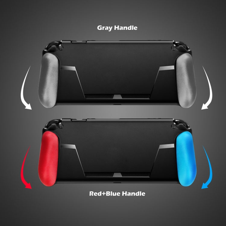 TPU Shell Handle Grip with Game Card Slot Anti-Shock Cover Silicone Case for Nintendo Switch, with Logo - Cases by PMC TechLife | Online Shopping South Africa | PMC TechLife | Buy Now Pay Later Mobicred