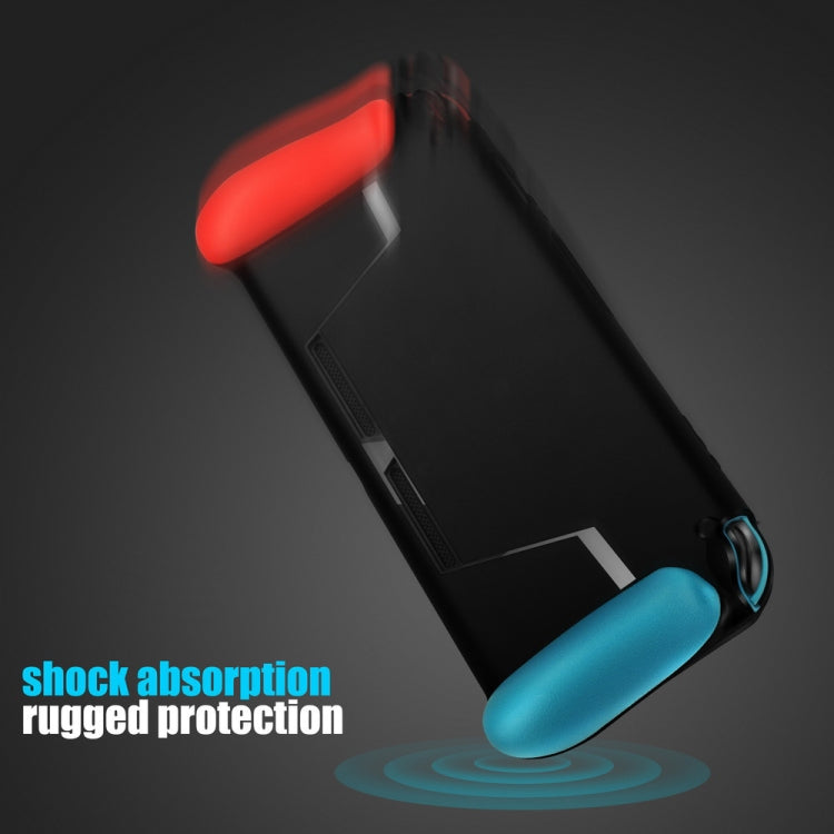 TPU Shell Handle Grip with Game Card Slot Anti-Shock Cover Silicone Case for Nintendo Switch, with Logo - Cases by PMC TechLife | Online Shopping South Africa | PMC TechLife | Buy Now Pay Later Mobicred