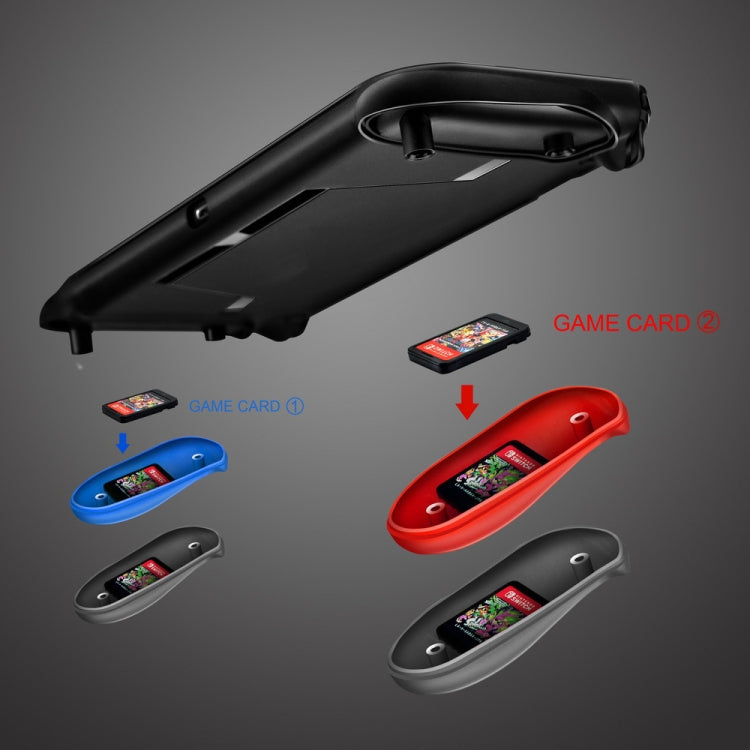TPU Shell Handle Grip with Game Card Slot Anti-Shock Cover Silicone Case for Nintendo Switch, with Logo - Cases by PMC TechLife | Online Shopping South Africa | PMC TechLife | Buy Now Pay Later Mobicred
