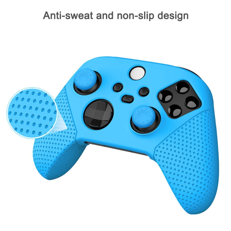 DOBE TYX-0626 Anti-slip Silicone Handle Protective Cover For Xbox Series X(Blue) - Cases by DOBE | Online Shopping South Africa | PMC Jewellery