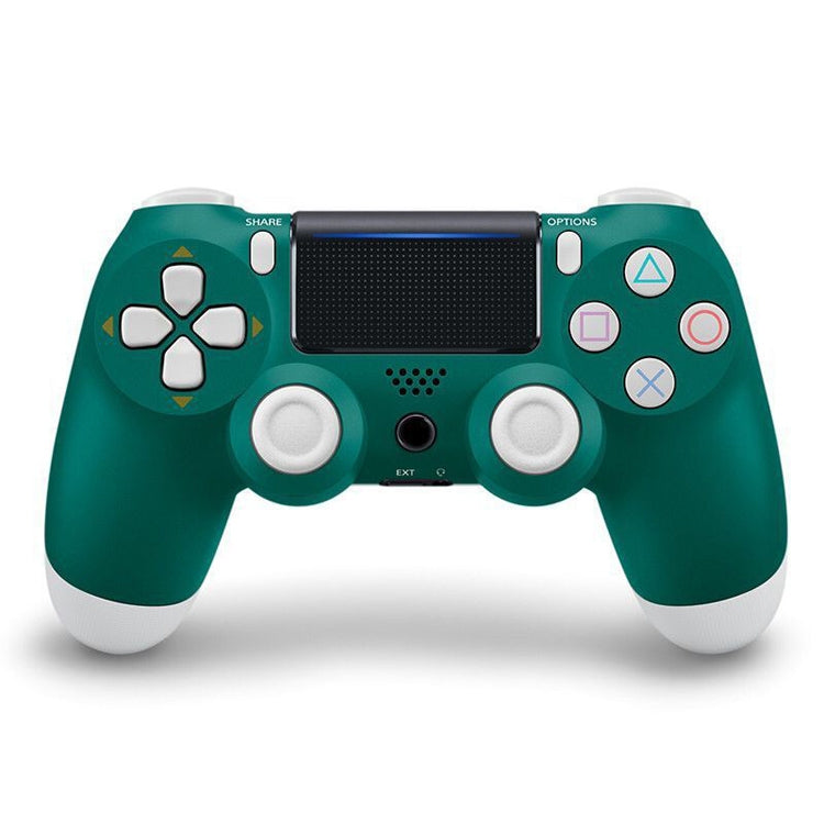 For PS4 Wireless Bluetooth Game Controller Gamepad with Light, US Version(Green) - Gamepads by PMC Jewellery | Online Shopping South Africa | PMC Jewellery