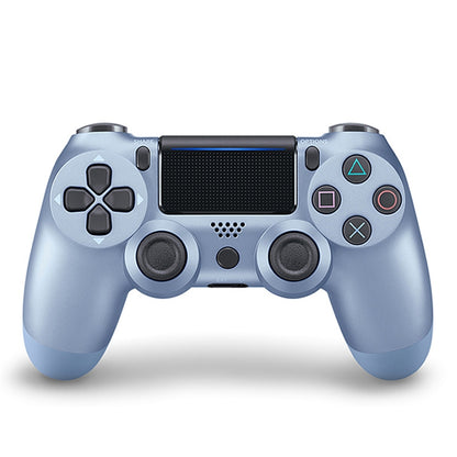 For PS4 Wireless Bluetooth Game Controller Gamepad with Light, US Version(Blue) - Gamepads by PMC Jewellery | Online Shopping South Africa | PMC Jewellery