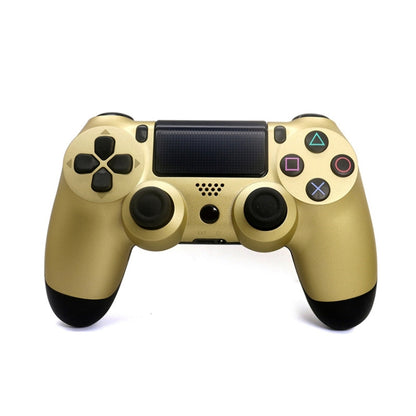 Wireless Bluetooth Game Handle Controller with Lamp for PS4, US Version(Gold) - Gamepads by PMC Jewellery | Online Shopping South Africa | PMC Jewellery