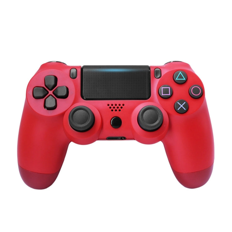 Wireless Bluetooth Game Handle Controller with Lamp for PS4, US Version(Red) - Gamepads by PMC Jewellery | Online Shopping South Africa | PMC Jewellery