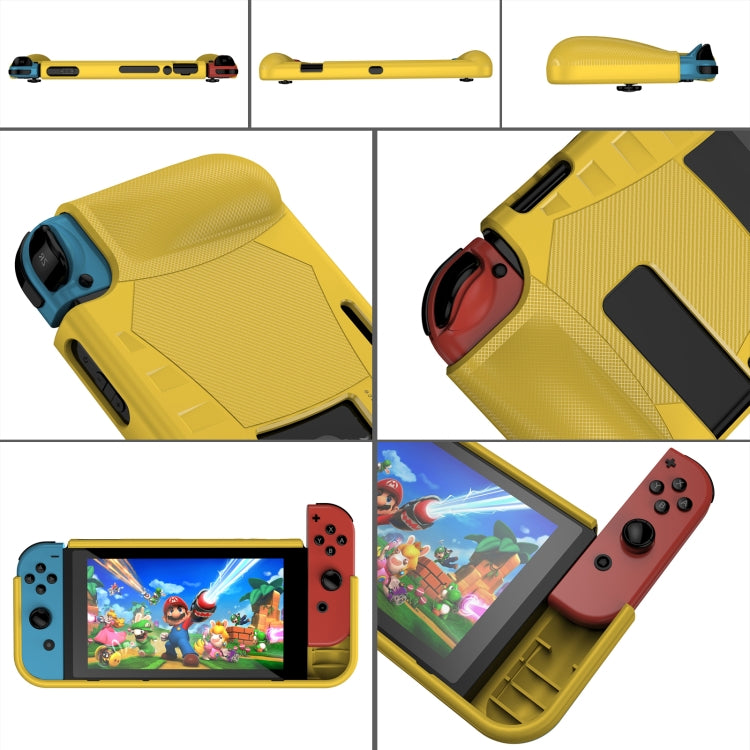 TPU Soft Protective Shell Drop Resistance for Nintendo Switch(Yellow) - Cases by PMC TechLife | Online Shopping South Africa | PMC TechLife