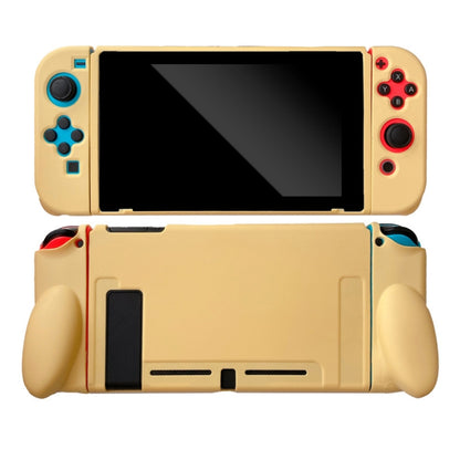 For Nintendo Switch Pure Color Shockproof TPU Case(Yellowish-brown) - Cases by PMC Jewellery | Online Shopping South Africa | PMC Jewellery