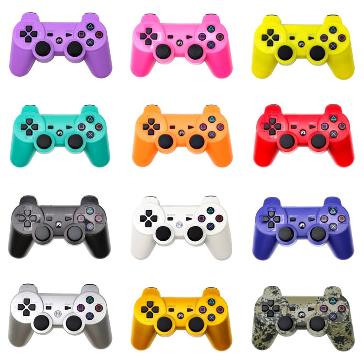 Snowflake Button Wireless Bluetooth Gamepad Game Controller for PS3(Purple) - Gamepads by PMC Jewellery | Online Shopping South Africa | PMC Jewellery