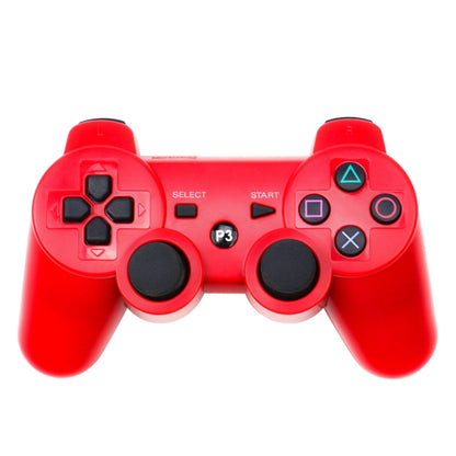 Snowflake Button Wireless Bluetooth Gamepad Game Controller for PS3(Red) - Gamepads by PMC Jewellery | Online Shopping South Africa | PMC Jewellery