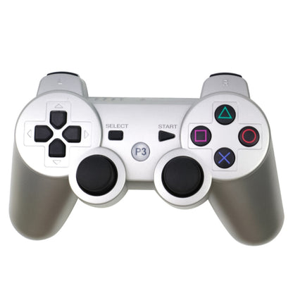 Snowflake Button Wireless Bluetooth Gamepad Game Controller for PS3(Silver) - Gamepads by PMC Jewellery | Online Shopping South Africa | PMC Jewellery