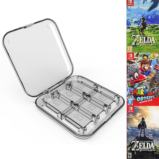 12 in 1 Box Memory Card Holder Box for Nintendo Switch(Silver) - Bags by PMC Jewellery | Online Shopping South Africa | PMC Jewellery