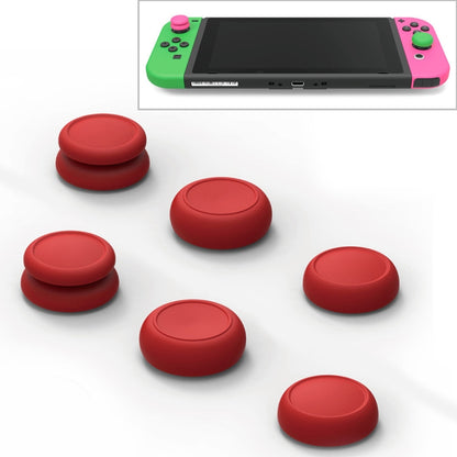 Skull&Co Left + Right Gamepad Rocker Cap Button Cover Thumb Grip Set for Switch / Switch Lite / JOYCON(Red) - Cases by PMC Jewellery | Online Shopping South Africa | PMC Jewellery