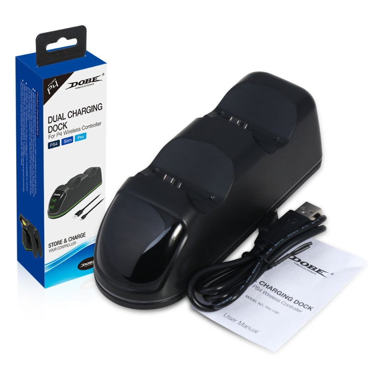 DOBE TP4-1781 Wireless Controller Dual Charging Dock LED Charger Handle Charger for  PS4 / Slim / Pro(Black) - Charger & Power by DOBE | Online Shopping South Africa | PMC TechLife | Buy Now Pay Later Mobicred