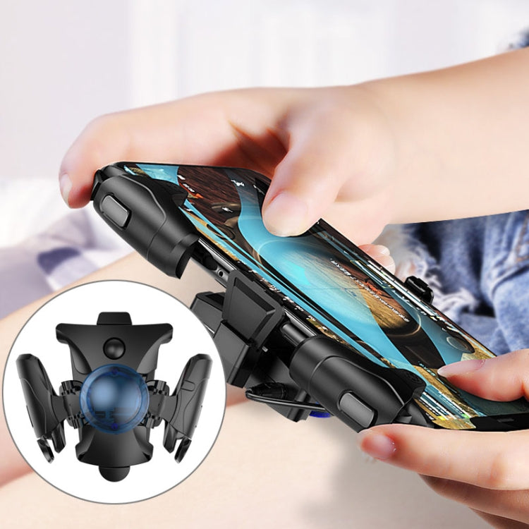 Non-slip Alloy Separable Button Mobile Phone Game Shooting Gamepad, Support Burst Mode, Suitable for 4.7-6.5 inch Mobile Phones(Black) - Handle Shooter by PMC TechLife | Online Shopping South Africa | PMC TechLife