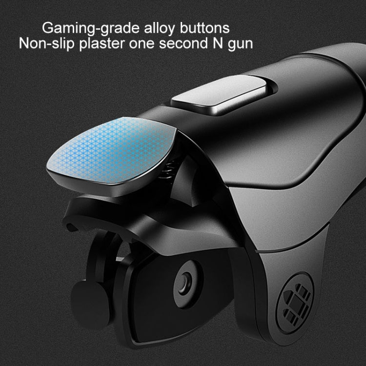 Non-slip Alloy Separable Button Mobile Phone Game Shooting Gamepad, Support Burst Mode, Suitable for 4.7-6.5 inch Mobile Phones(Black) - Handle Shooter by PMC TechLife | Online Shopping South Africa | PMC TechLife
