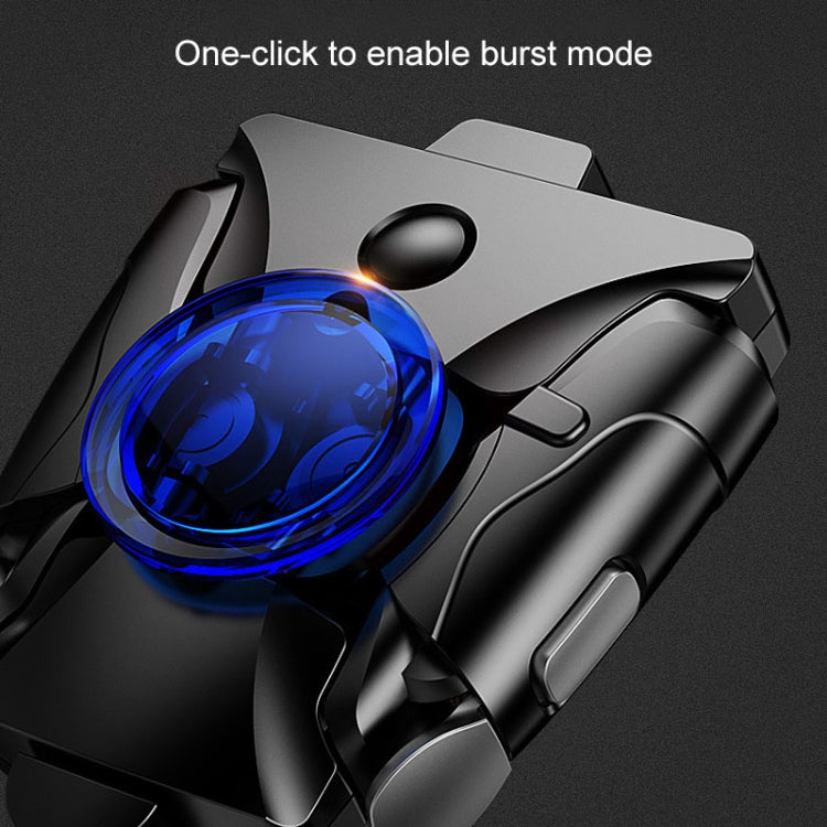 Non-slip Alloy Separable Button Mobile Phone Game Shooting Gamepad, Support Burst Mode, Suitable for 4.7-6.5 inch Mobile Phones(Black) - Handle Shooter by PMC TechLife | Online Shopping South Africa | PMC TechLife