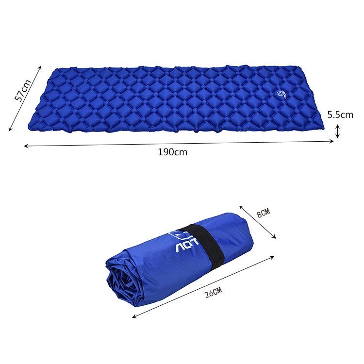 Aotu AT6241 Outdoor Camping Inflatable Cushion TPU Air Mattress, Size: 190x57x5.5cm(Blue) - Camping Mats by AOTU | Online Shopping South Africa | PMC TechLife | Buy Now Pay Later Mobicred