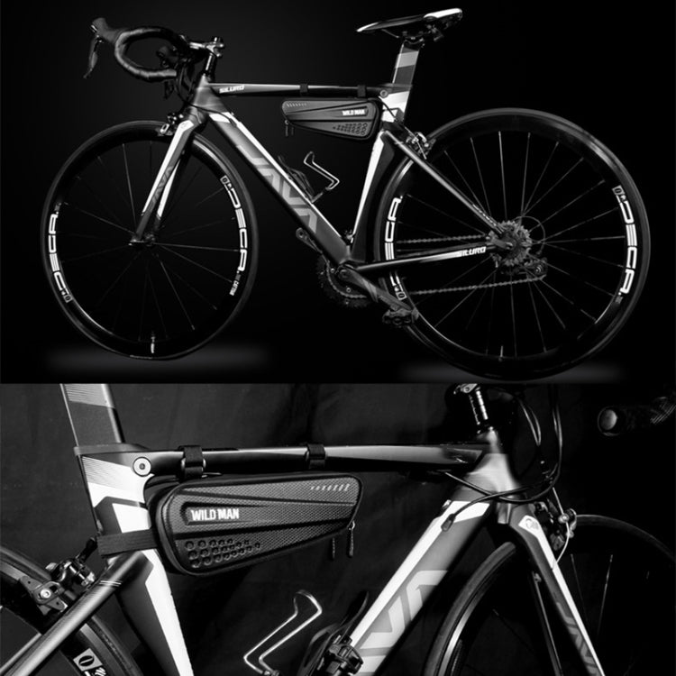 WILD MAN ES4 1.2L Hard Bicycle Bags Rainproof Road Bicycle Frame Bag Triangle Bag - free shipping - PMC TechLife - Order now!