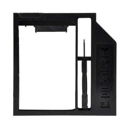 Universal 9 / 9.5mm SATA3 Hard Disk Drive HDD Caddy Adapter Bay Bracket for Notebook(Black) - Caddies & Enclosures by PMC Jewellery | Online Shopping South Africa | PMC Jewellery