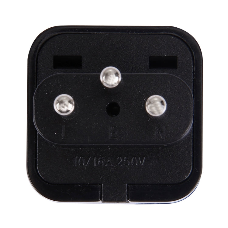 WD-11A Portable Universal Plug to Switzerland (Grounded Type-J) Plug Adapter Power Socket Travel Converter - Plug Adaptor by PMC TechLife | Online Shopping South Africa | PMC TechLife