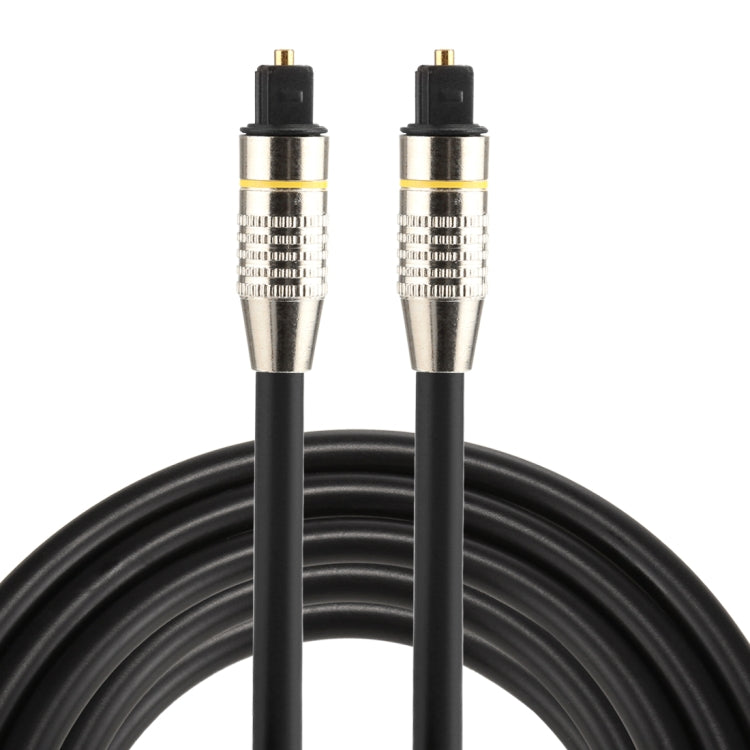 2m OD6.0mm Nickel Plated Metal Head Toslink Male to Male Digital Optical Audio Cable - free shipping - PMC TechLife - Order now!
