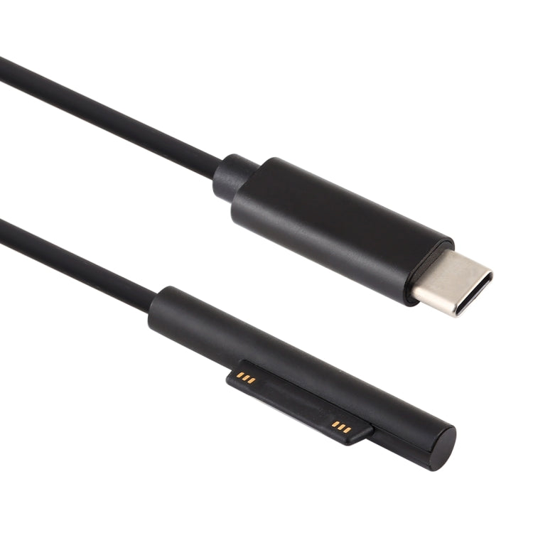 USB-C / Type-C to 6 Pin Magnetic Male Laptop Power Charging Cable for Microsoft Surface Pro 7 / 6 / 5 , Cable Length: about 1.5m - free shipping - PMC TechLife - Order now!