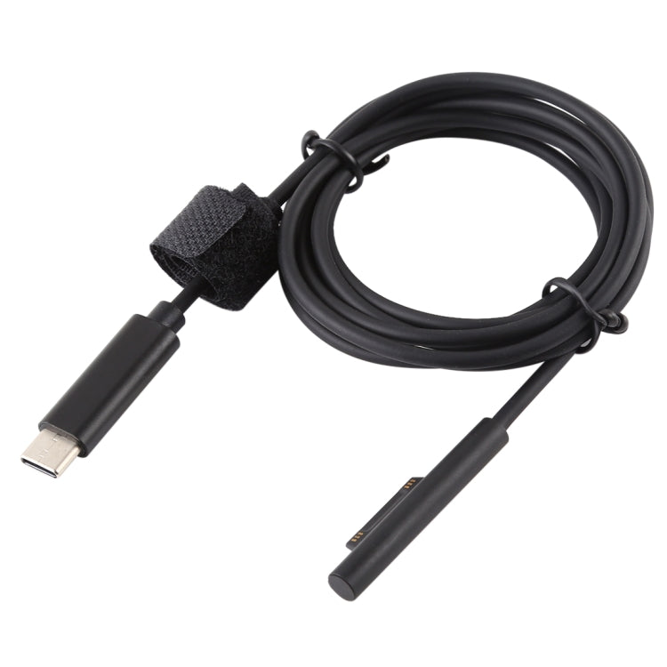 USB-C / Type-C to 6 Pin Magnetic Male Laptop Power Charging Cable for Microsoft Surface Pro 7 / 6 / 5 , Cable Length: about 1.5m - free shipping - PMC TechLife - Order now!