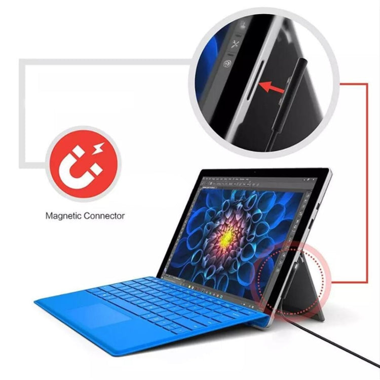 USB-C / Type-C to 6 Pin Magnetic Male Laptop Power Charging Cable for Microsoft Surface Pro 7 / 6 / 5 , Cable Length: about 1.5m - free shipping - PMC TechLife - Order now!