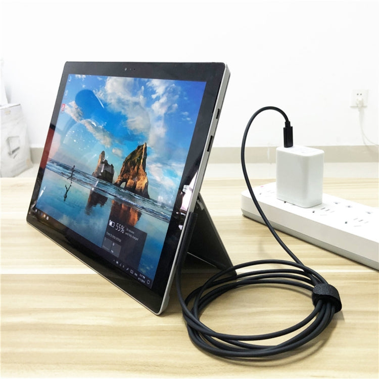 USB-C / Type-C to 6 Pin Magnetic Male Laptop Power Charging Cable for Microsoft Surface Pro 7 / 6 / 5 , Cable Length: about 1.5m - free shipping - PMC TechLife - Order now!