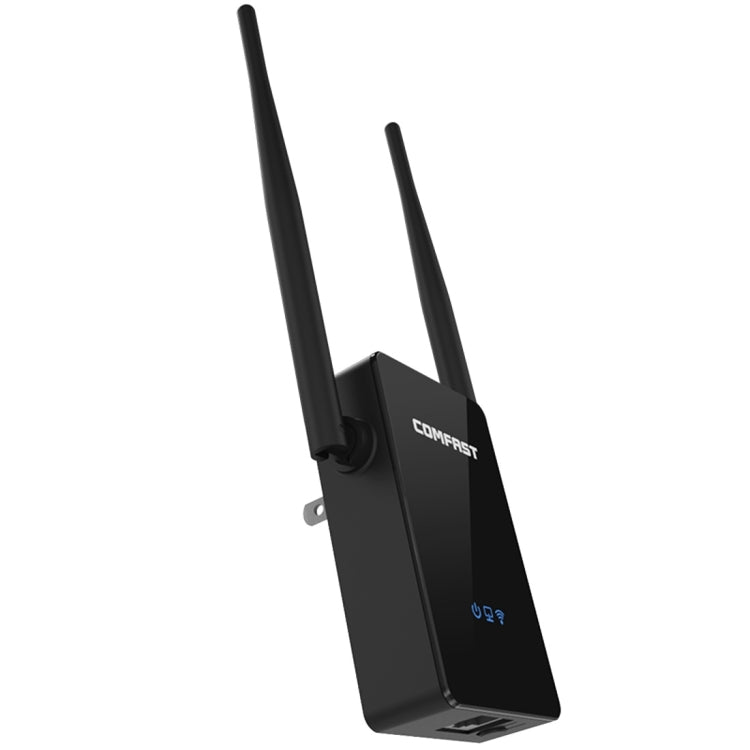 COMFAST CF-WR302S RTL8196E + RTL8192ER Dual Chip WiFi Wireless AP Router 300Mbps Repeater Booster with Dual 5dBi Gain Antenna, Compatible with All Routers with WPS Key - Powerline Network Adapters by COMFAST | Online Shopping South Africa | PMC Jewellery