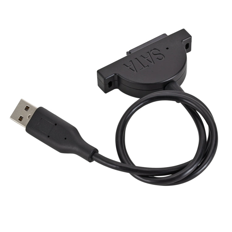 Slim SATA 13 Pin Female to USB 2.0 Adapter Converter Cable for Laptop ODD CD DVD Optical Drive, Cable Length: about 45cm - free shipping - PMC TechLife - Order now!