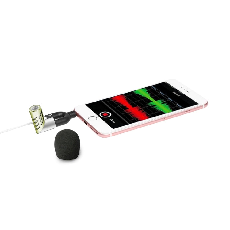 R1 Mini Condenser Record Microphone, For Smart Phones, Tablets and Other Audio Device with 3.5mm Earphone Port(Green) - Other Accessories by PMC TechLife | Online Shopping South Africa | PMC TechLife