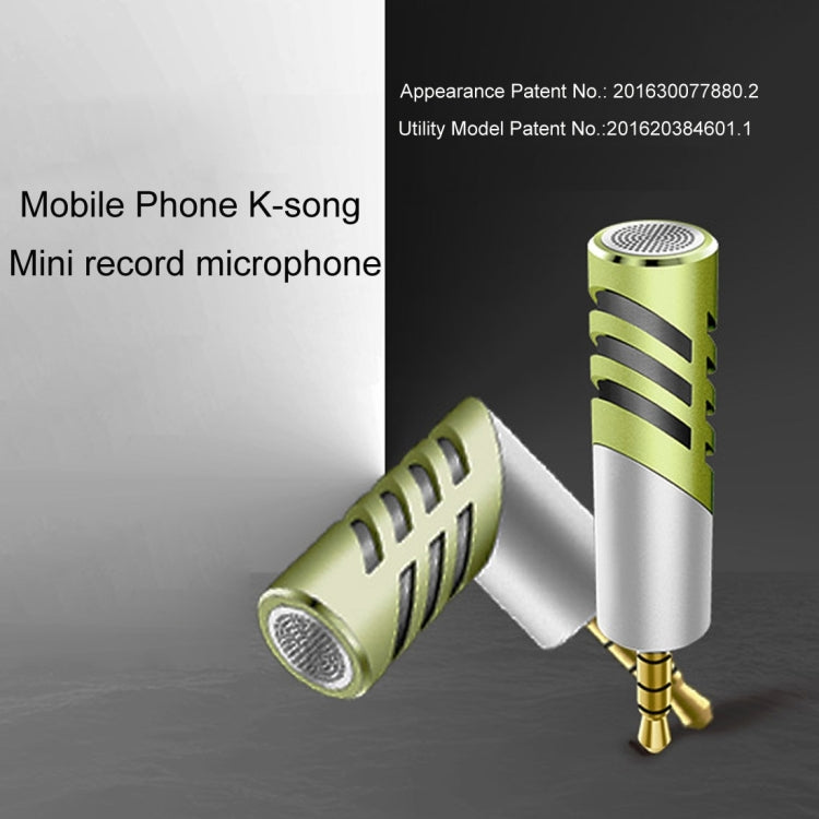R1 Mini Condenser Record Microphone, For Smart Phones, Tablets and Other Audio Device with 3.5mm Earphone Port(Green) - Other Accessories by PMC TechLife | Online Shopping South Africa | PMC TechLife