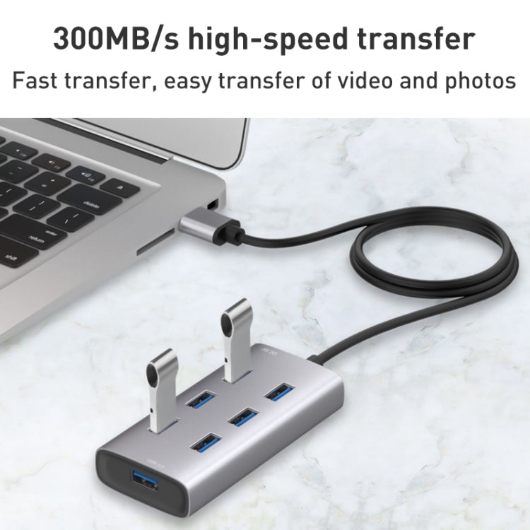 8108 7 Ports USB 3.0 to USB 3.0 HUB, Cable Length: 80cm - USB 3.0 HUB by PMC TechLife | Online Shopping South Africa | PMC TechLife