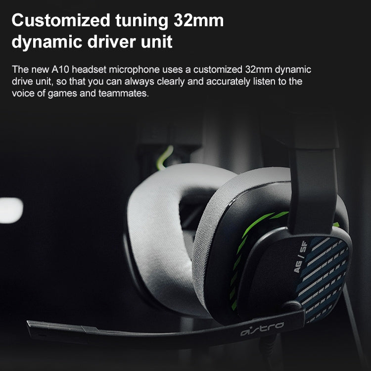 Logitech Astro A10 Gen 2 Wired Headset Over-ear Gaming Headphones (Black) - free shipping - PMC TechLife - Order now!