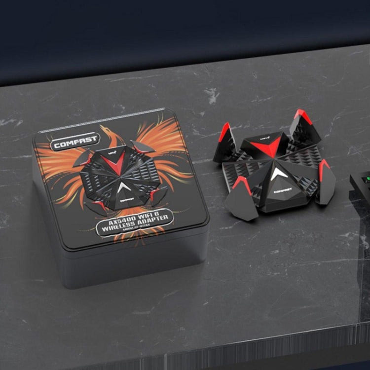 COMFAST CF-977AX 5400Mbps Tri-Band Wireless Network Card WiFi6 Type-C Adapter - free shipping - PMC TechLife - Order now!