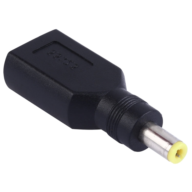 5.5 x 2.5mm Male to for Lenovo Big Square Female Plug Power Adapter (Black) - For Lenovo by PMC TechLife | Online Shopping South Africa | PMC TechLife